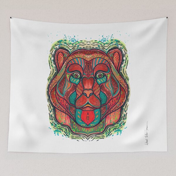 Item preview, Psychedelic bear designed and sold by Milena Taranu.