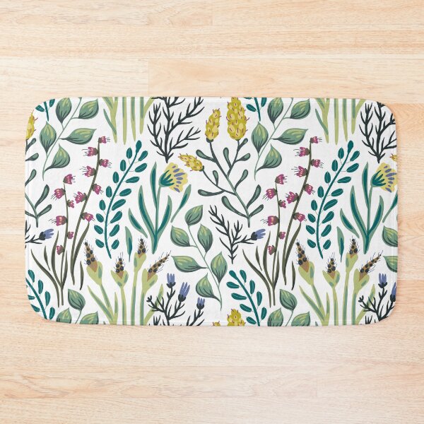 Item preview, Flower and Leaves Pattern designed and sold by ArtStore20.