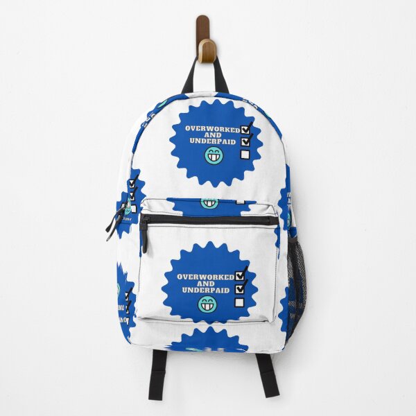 Item preview, Overworked Underpaid Job Meme Joke Pun Nurses Staff designed and sold by ICRainbowMoons.