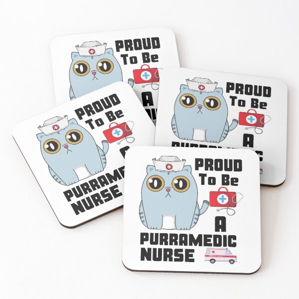 Item preview, Cat Proud To Be a Purramedic Nurse Cat Lover Design designed and sold by Beluved.