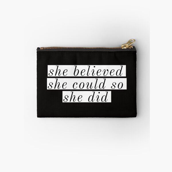 Item preview, SHE BELIEVED SHE COULD SO SHE DID designed and sold by Happy  Soul Store.