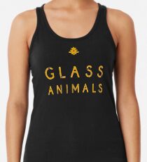 Glastiere Gelb Tanktop für Frauen