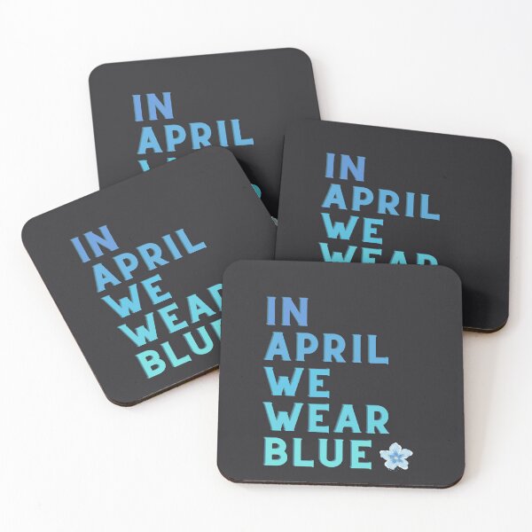 Item preview, In April We Wear Blue designed and sold by Anjestic Studio.