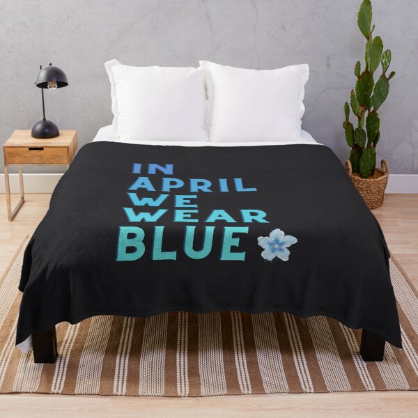 Item preview, In April We Wear Blue designed and sold by 2-Of-A-Kind.