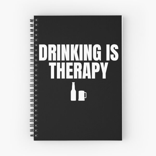 Item preview, Drinking Is Therapy Funny Alcohol & Emotional Anxiety Humor  designed and sold by ZEROXCOOL.