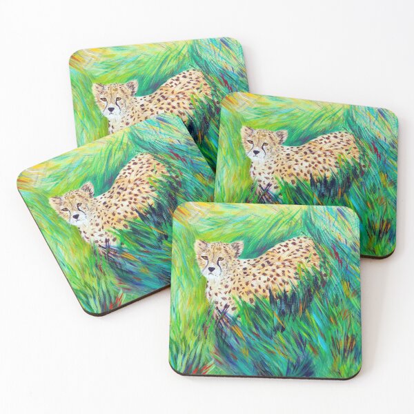 Item preview, Cheetah in Long Grass designed and sold by JTYCreative.