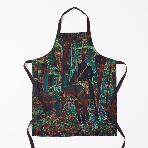 Item preview, Grim reaper on horseback in the forest designed and sold by Revier.