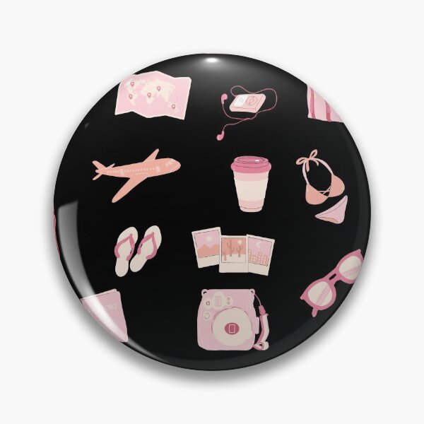Item preview, PINK AESTHETIC TRAVEL STICKER PACK designed and sold by Happy  Soul Store.