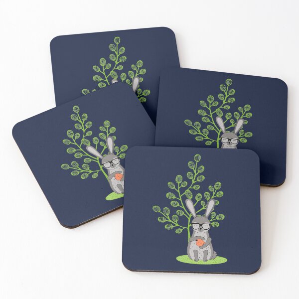 Item preview, hipster bunny with little birdy designed and sold by TrueType.