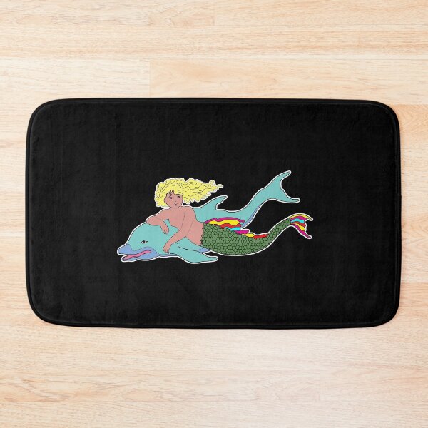 Item preview, Mermaid Swimming With A Dolphin  designed and sold by iamhewho.