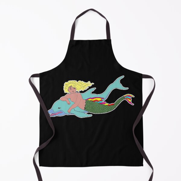 Item preview, Mermaid Swimming With A Dolphin designed and sold by iamhewho.