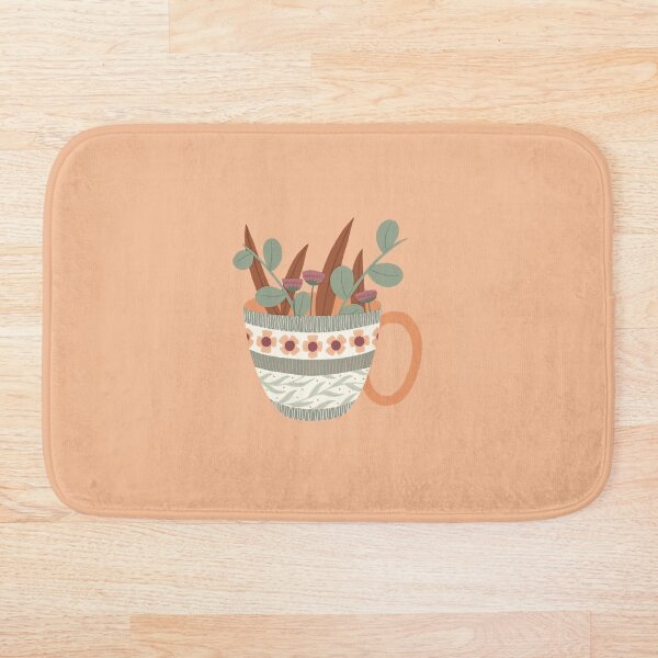 Aperçu de l'œuvre Tasse à fleurs 7 créée et vendue par Happy Mouse Studio.
