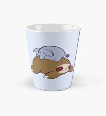 Big Sloth and Tiny Elephant Tall Mug