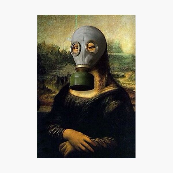 Item preview, Mona Lisa gas mask designed and sold by Steven-Bear03.