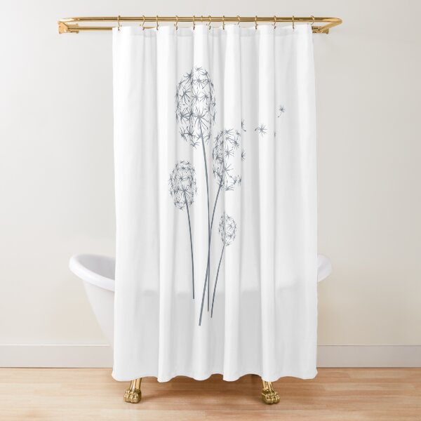 "Pusteblume " Duschvorhang von Kritzel-Claudi | Redbubble
