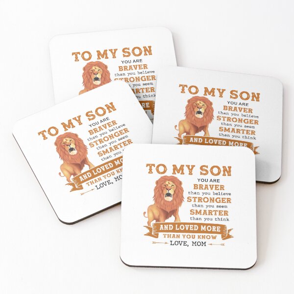 Item preview, To My Son You Are Braver Than You Believe, Stronger Than You Seem, Smarter Than You Think Gift designed and sold by joykart.