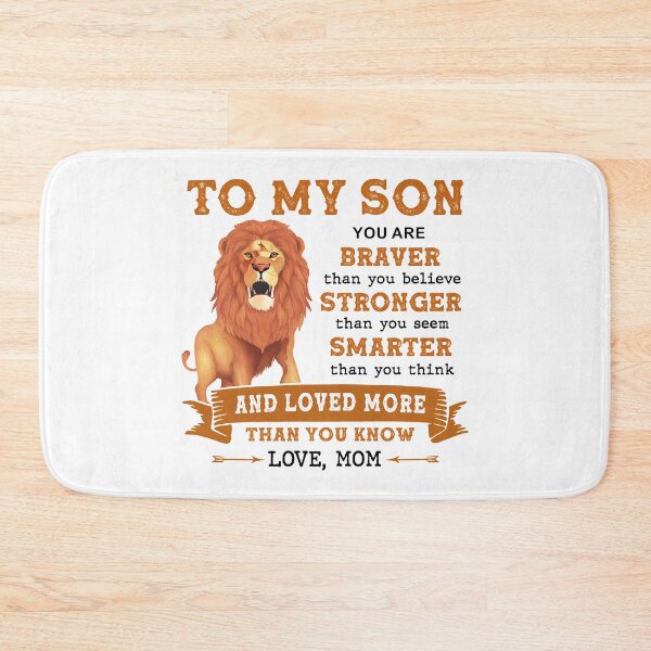 Item preview, To My Son You Are Braver Than You Believe, Stronger Than You Seem, Smarter Than You Think Gift designed and sold by joykart.