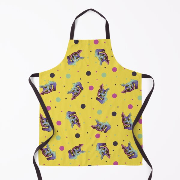 Item preview, Be Weird - creepy cute colorful creature pattern (yellow) designed and sold by zazuzanta.