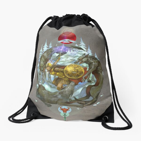 The Coming Storm by Jon Hodgson Drawstring Bag