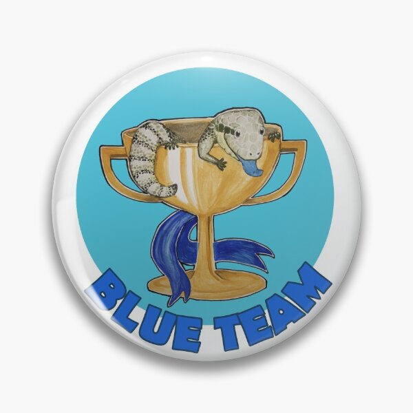 Artikelvorschau, Blue Team Blue-Zunge Lizard - Sport Tag Leichtathletik Wettbewerb entworfen und verkauft von WaVe Brain.