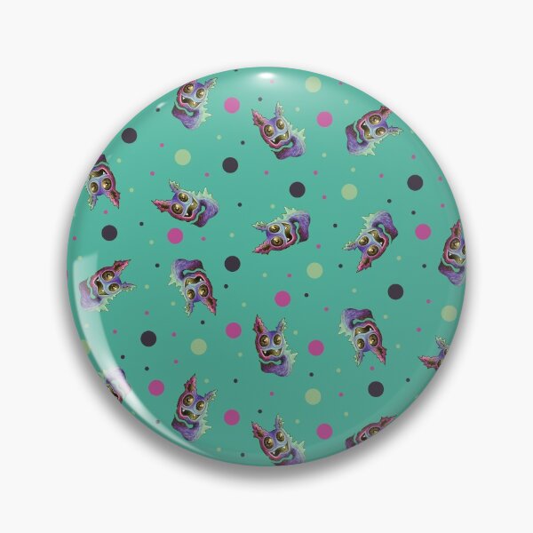 Item preview, Be Weird - creepy cute colorful creature pattern (green) designed and sold by zazuzanta.