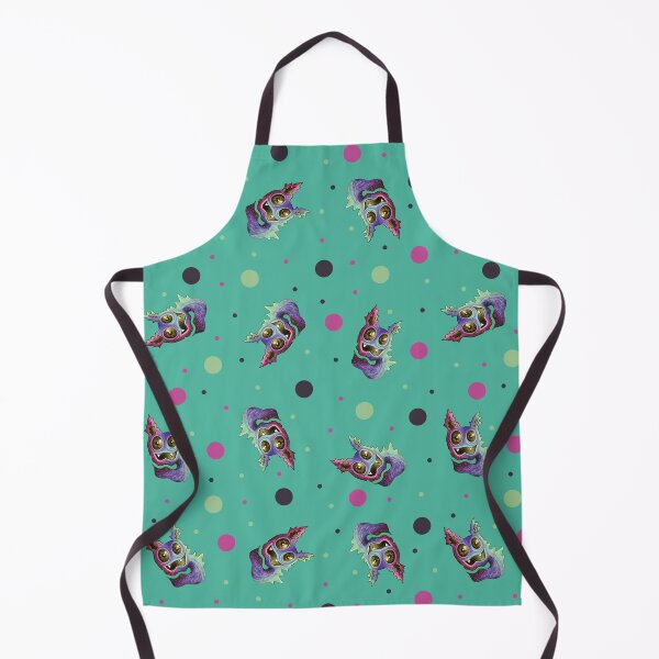 Item preview, Be Weird - creepy cute colorful creature pattern (green) designed and sold by zazuzanta.