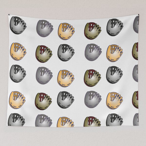 Item preview, Baseball gloves-colorful-4 stickers designed and sold by CSouissi.