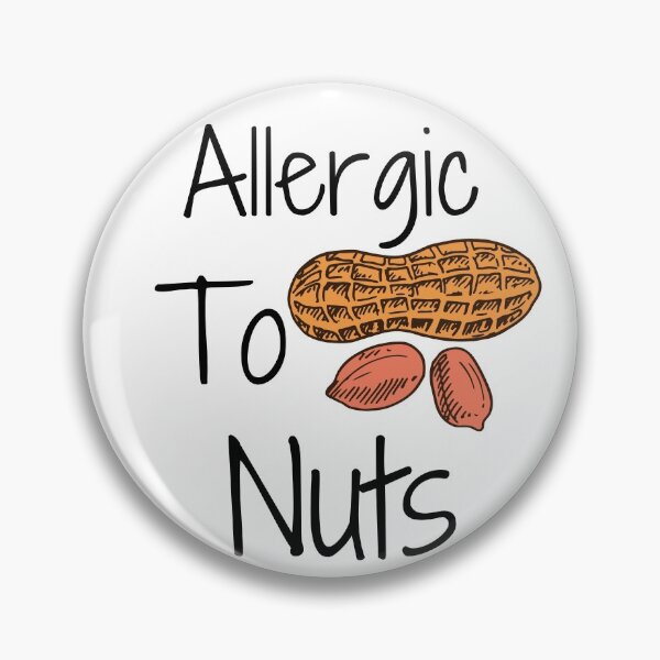 Item preview, Allergic To Nuts, cute Peanut designed and sold by Miaberzo.