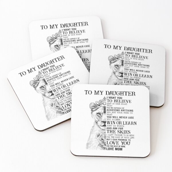 Item preview, I want you to believe deep in your heart that' you are capable of achieving anything Gift for Daughter designed and sold by joykart.