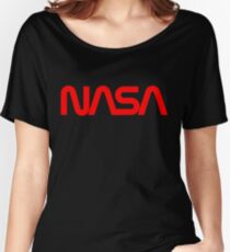 NASA Worm logo Women's Relaxed Fit T-Shirt