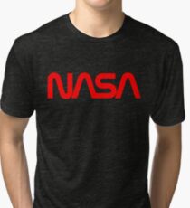 NASA Worm logo Tri-blend T-Shirt
