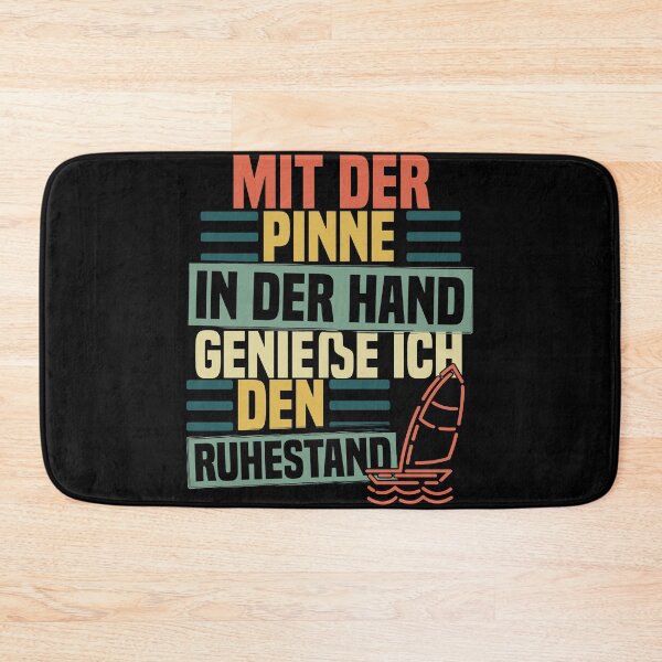 Artikelvorschau, Mit der Pinne in der Hand - Ruhestand entworfen und verkauft von noahs-shop.