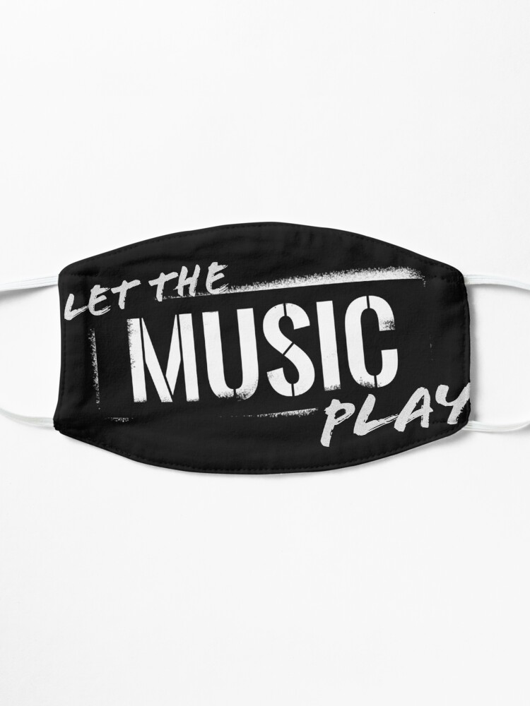Alternate view of Let The Music Play logo Mask