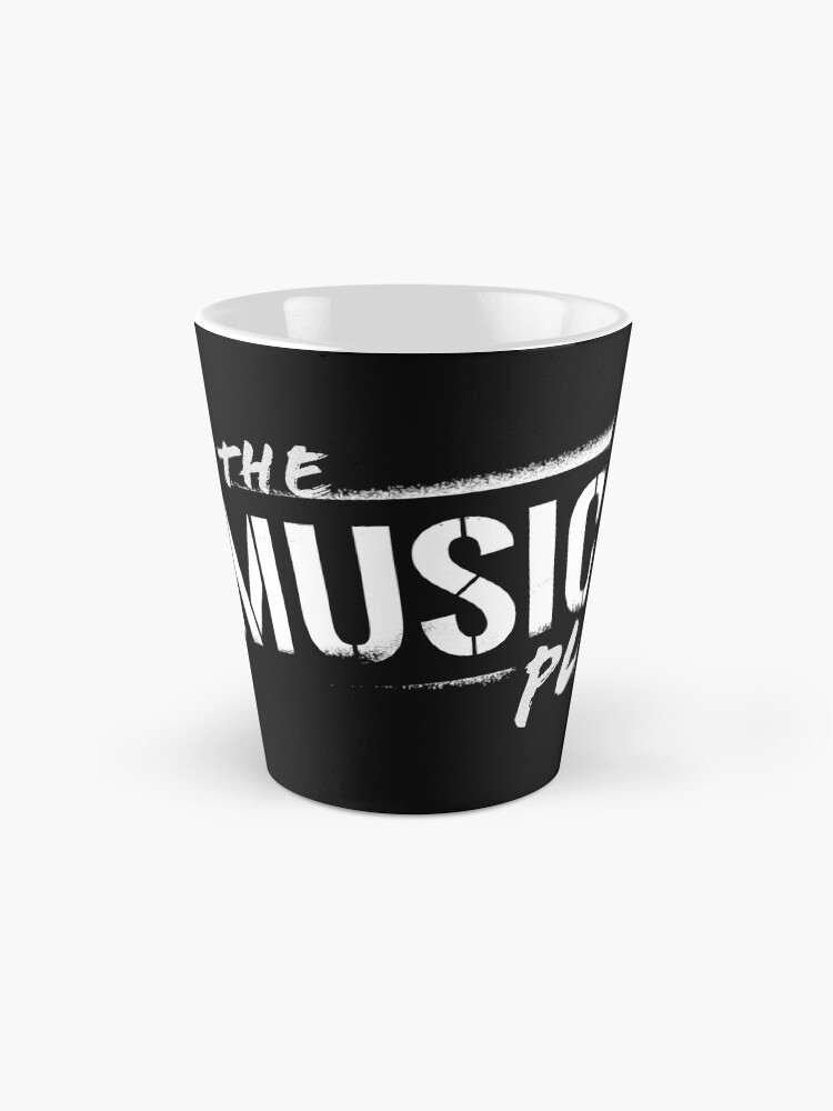 Alternate view of Let The Music Play logo Mug