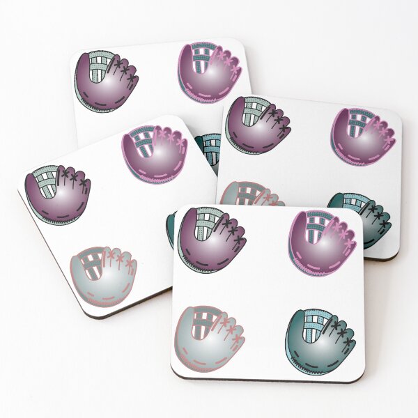 Item preview, Baseball gloves-colorful-4 stickers designed and sold by CSouissi.