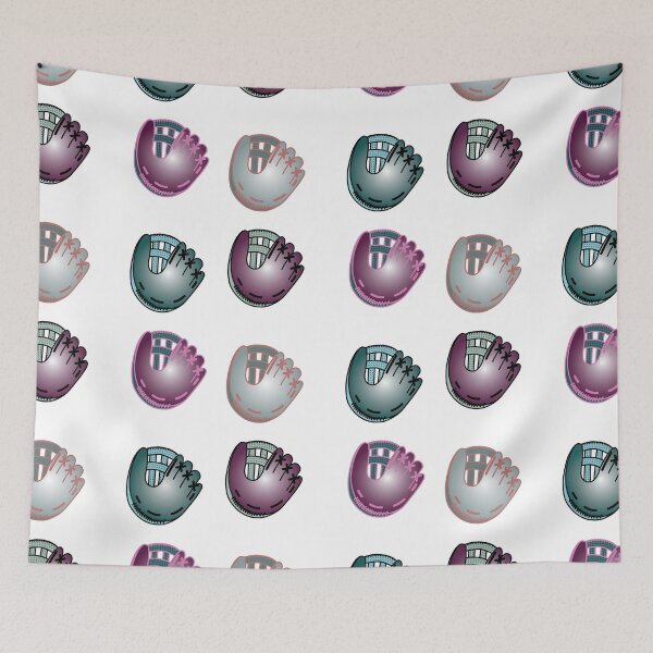 Item preview, Baseball gloves-colorful-4 stickers designed and sold by CSouissi.