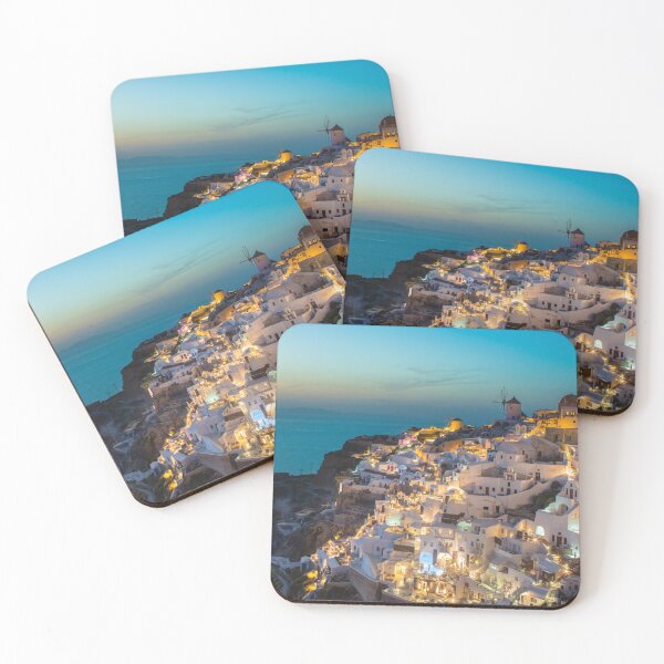 Item preview, Beautiful Santorini, Greece, Sunset Ocean Views designed and sold by newburyboutique.