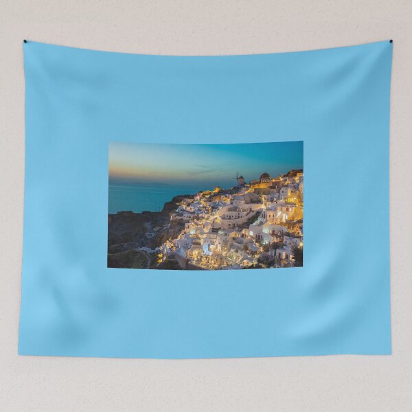 Item preview, Beautiful Santorini, Greece, Sunset Ocean Views designed and sold by newburyboutique.