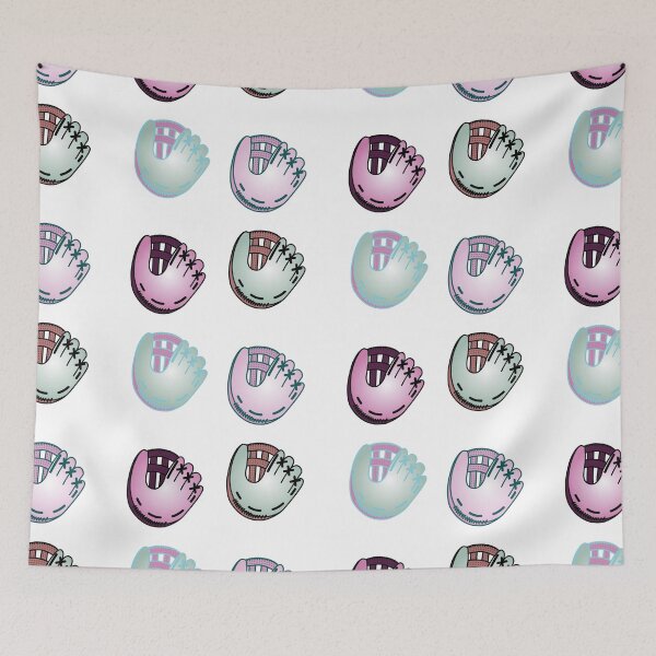 Item preview, Baseball gloves-colorful-4 stickers designed and sold by CSouissi.