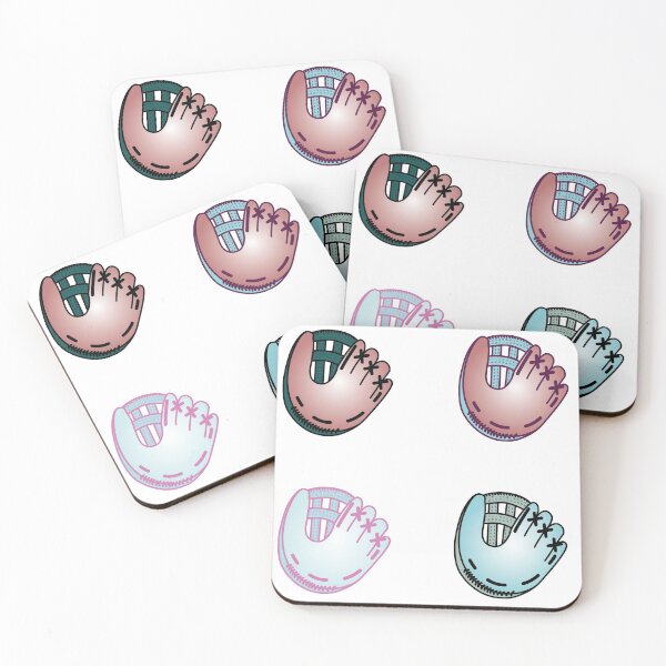 Item preview, Baseball gloves-colorful-4 stickers designed and sold by CSouissi.