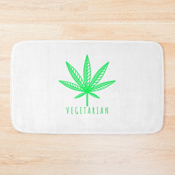 Item preview, VEGETARIAN CANNABIS GREEN DESIGN designed and sold by WeedHighLife.