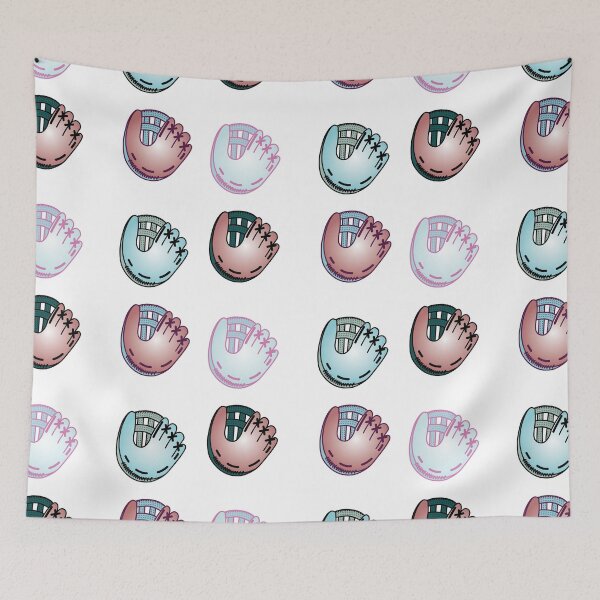 Item preview, Baseball gloves-colorful-4 stickers designed and sold by CSouissi.