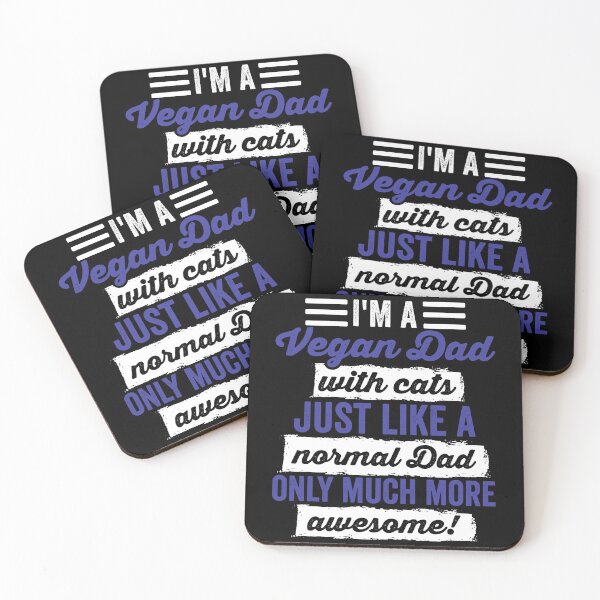 Item preview, I'm A Vegan Dad With Cats designed and sold by noahs-shop.