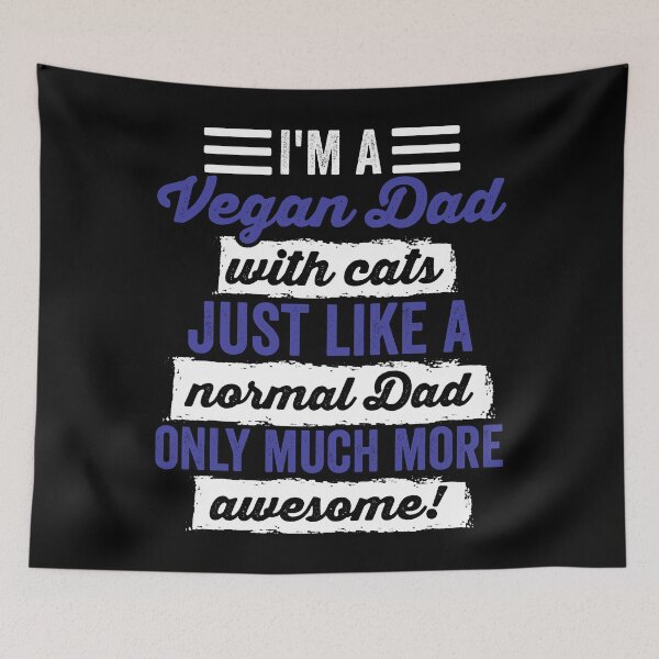 Item preview, I'm A Vegan Dad With Cats designed and sold by noahs-shop.
