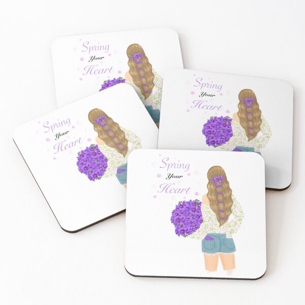 Item preview, Spring your heart animation floral girl illustration  designed and sold by Imanitasong.