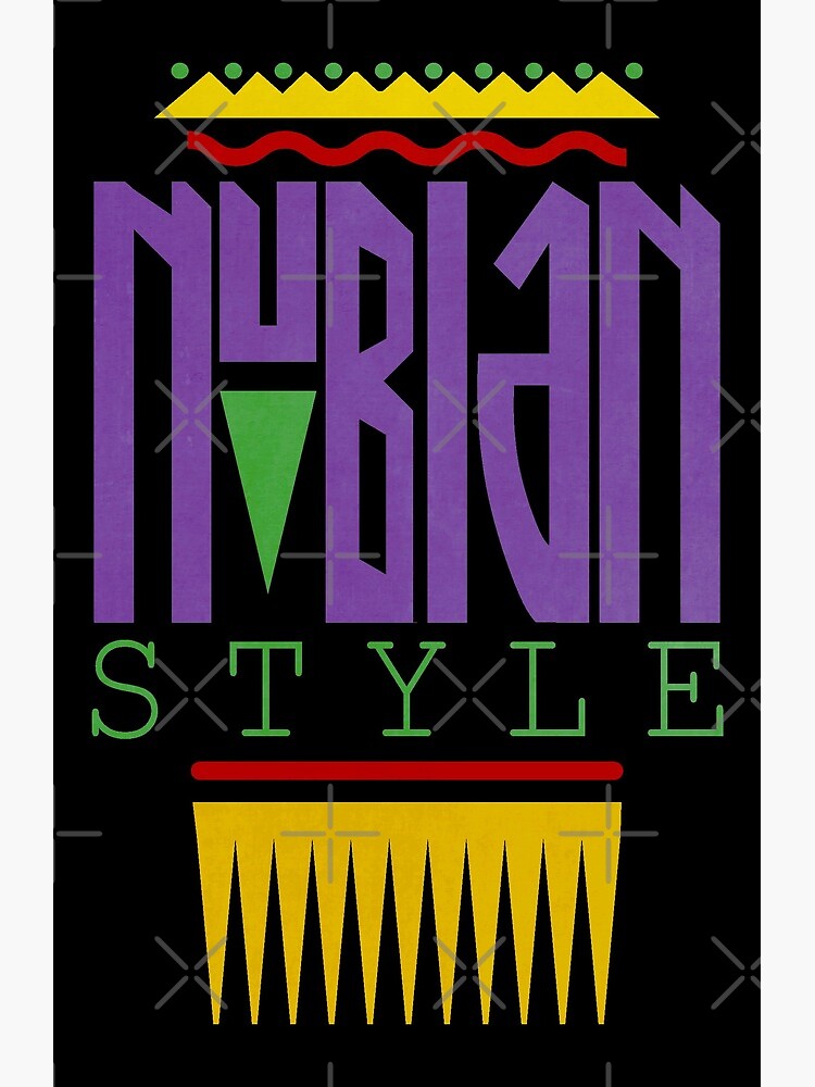 Classic Rap, Brand Nubian T Shirt, Vintage Hip Hop Re-Print | Greeting Card