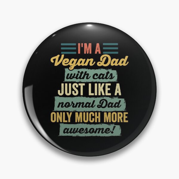 Item preview, I'm A Vegan Dad With Cats designed and sold by noahs-shop.