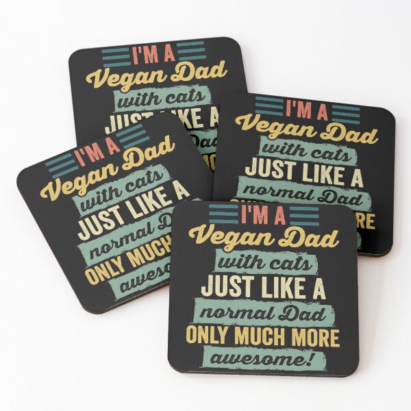 Item preview, I'm A Vegan Dad With Cats designed and sold by noahs-shop.