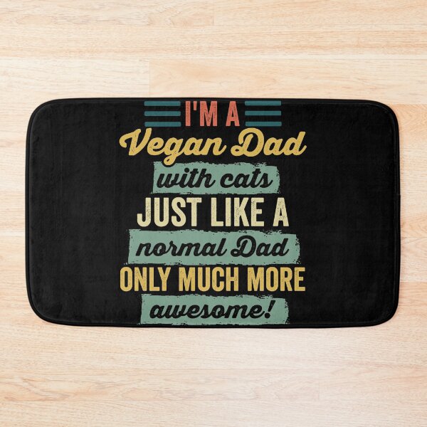 Item preview, I'm A Vegan Dad With Cats designed and sold by noahs-shop.