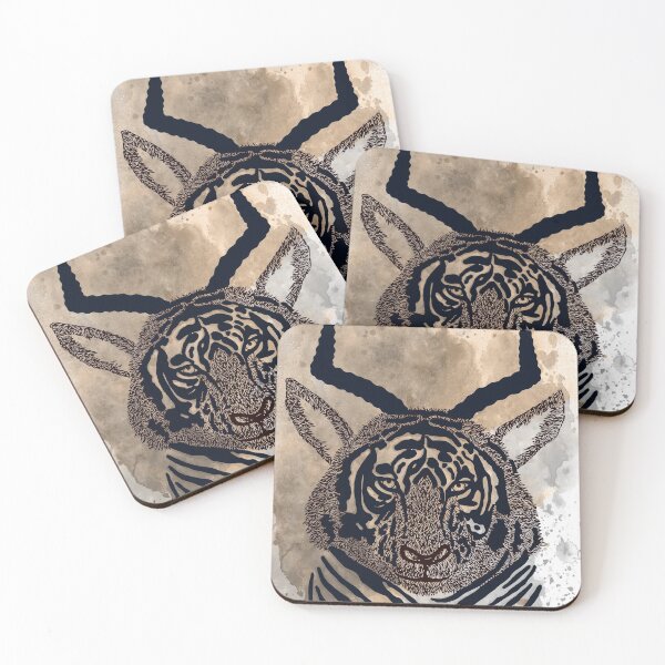 Item preview, Tiger - antelope designed and sold by Milena Taranu.